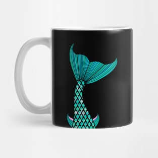 Sirens Of The Sea Mermaid Tail Blue And Pink Mug